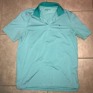 Vineyard Vines Striped Golf Polo
